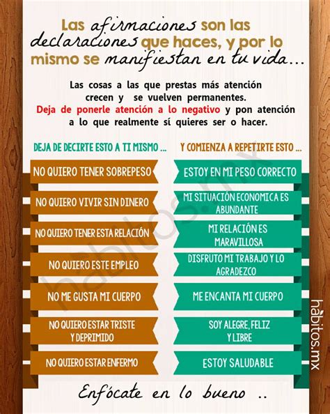 segun el coaching que son las declaraciones|Afirmaciones y Declaraciones .